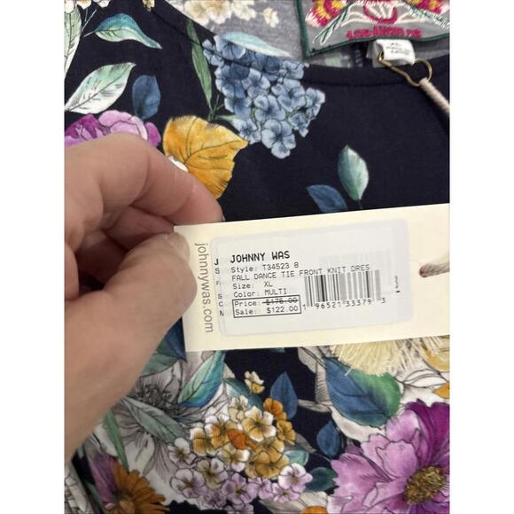 NWT John Was Fall Dance Tie Front Dress XL New With Tags - Picture 10 of 15